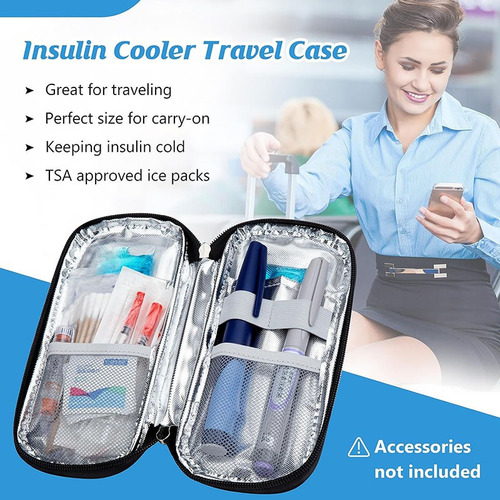 Bolsa Almacenamiento Frío Para Insulina Resistente Al Agua