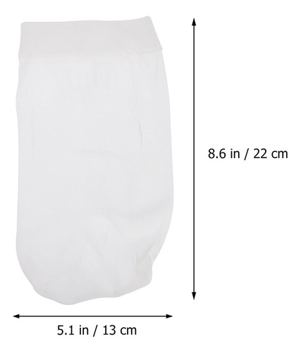 Calcetines De Malla Fina Para Piscinas Elevadas, 15 Unidades