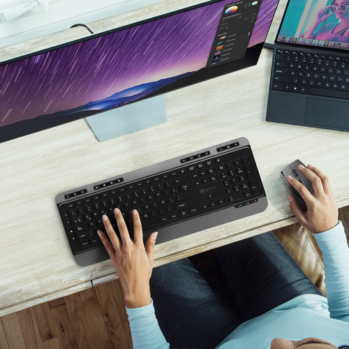 Kit Teclado Y Mouse Klip Xtreme Premium Wireless - Kbk-520