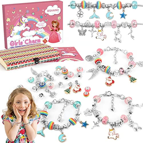 Unicorn Gifts For Girls Jewelry Making Kit - Juguetes Para N