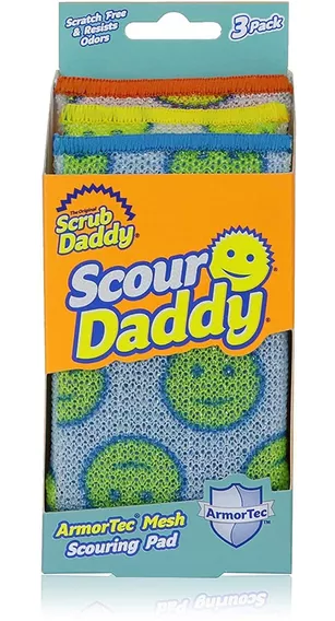 Esponja Scrub Daddy Multisuperficie No Raya -no Olor. Pack 3