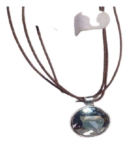 Colgante Round Stone,fabricado Con Cristales Swarovski