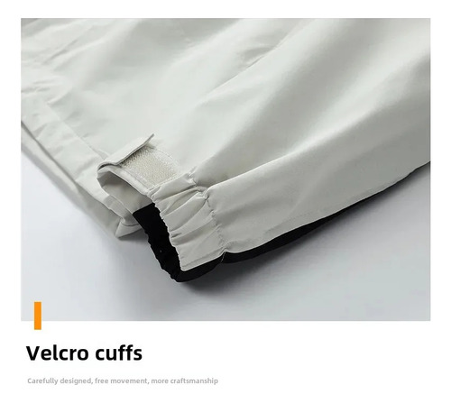 Chaqueta De Escalada Con Capucha Extraíble, Impermeable Y Resistente Al Viento Para Hombre