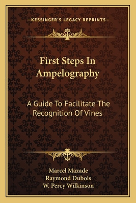 Libro First Steps In Ampelography: A Guide To Facilitate ...