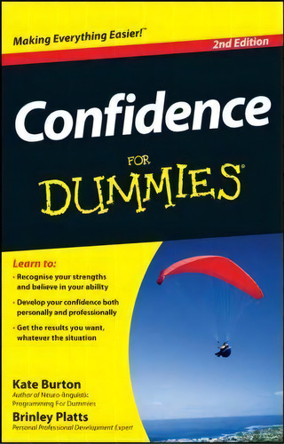 Confidence For Dummies, De Kate Burton. Editorial John Wiley Sons Inc, Tapa Blanda En Inglés