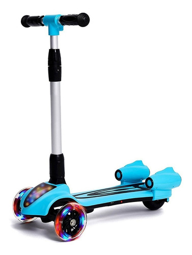 Manopatin Vapor Patineta Scooter Niños Niña Bluetooth Musica