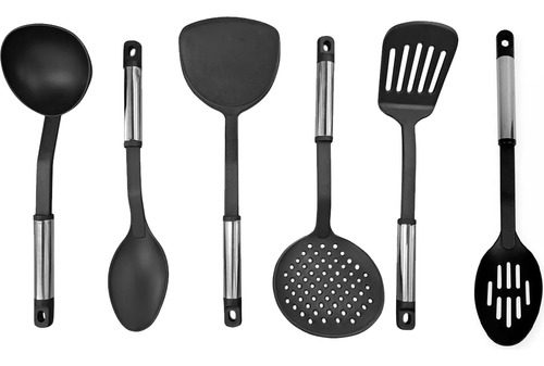 Set X6 Utensilios De Cocina De Nylon 