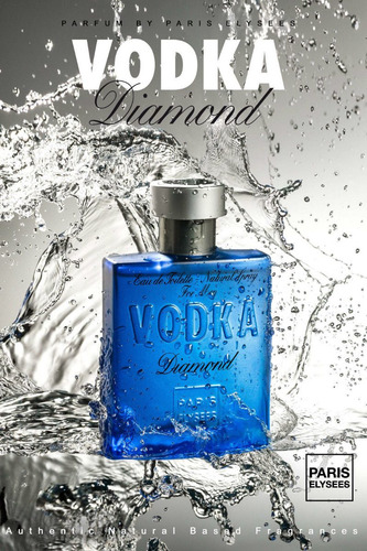 Kit Com 20 Vodka Diamond Paris Elysees Masc. 100 Ml Lacrado