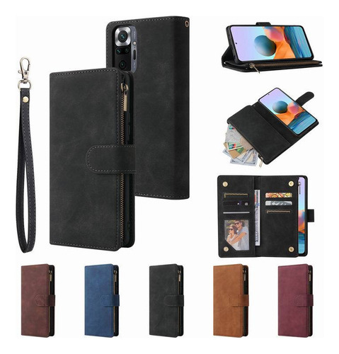 Funda Tipo Libro Tipo Cartera Con Cremallera For Redmi