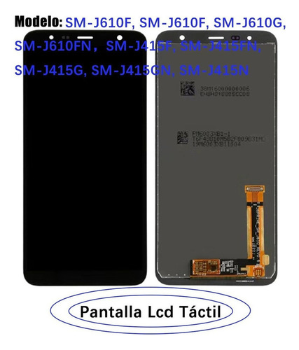Pantalla Lcd Para Samsung J4+ J6+ Plus J415f J610f Original