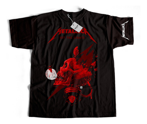 Playera Metallica 11 Cuello Redondo