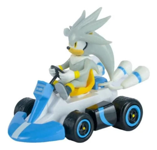Carro De Friccion Sonic Maurice The Hedgehog Erizo Gris