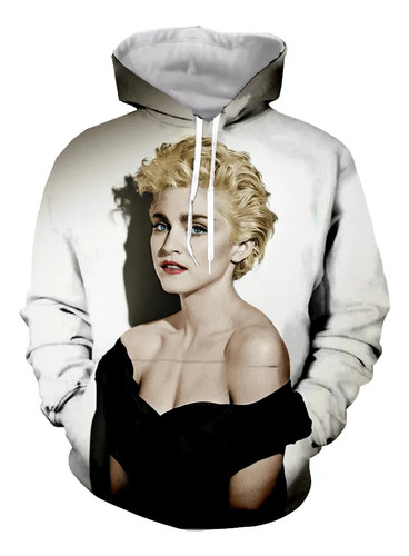 Nueva Sudadera Con Capucha Neutral Impresa En 3d Madonna