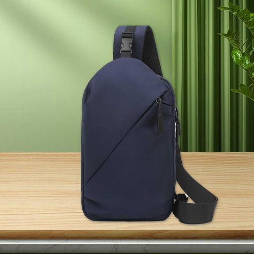 Mochila Bandolera Para Hombre, Mochila De Una Sola Correa, C