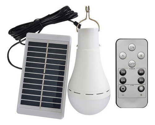 W Luces De Emergencia Recargables Solares Para Acampar Al