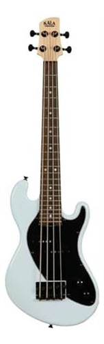 Cuerpo Sólido De 4 Cuerdas En Polvo Azul Frito En U-bass