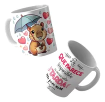 Comprar Plantilla Tazas Capibara Frases Positivas Sublimar #t417