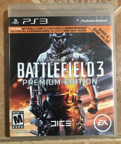  Juego Fisico Ps3 - Battlefield 3 Premium Edition