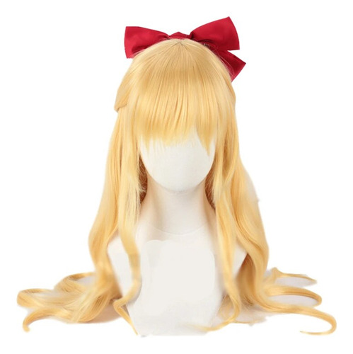 Peluca De Pelo Sailor Venus Sailor Minako Aino Hair Rubia