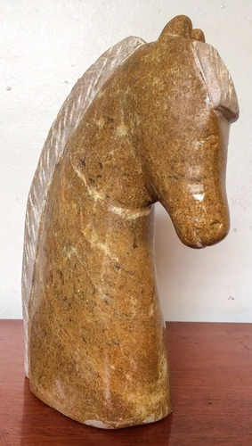 Cabeça De Cavalo - Estatueta, Escultura, Arte Pedra Sabão