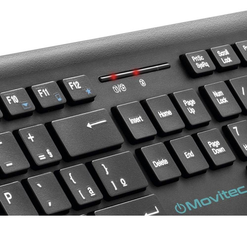 Combo De Teclado E Mouse Sem Fio Movitec Office Otcw-01
