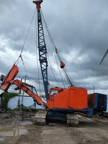 Pala Grúa Koering 405 Con Perforadora Soilmec R9g, Operativa