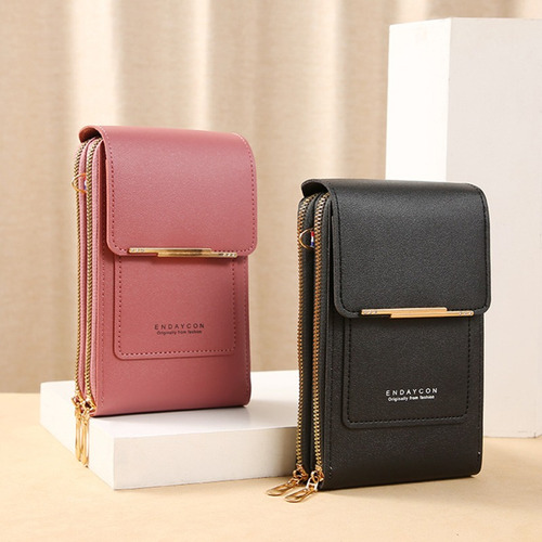 Bandolera Mini Bolso Porta Celular Moderno Cartera