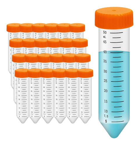 Tubos De Centrífuga Cónicos De 50 Ml, Tubo De Ensayo De Poli