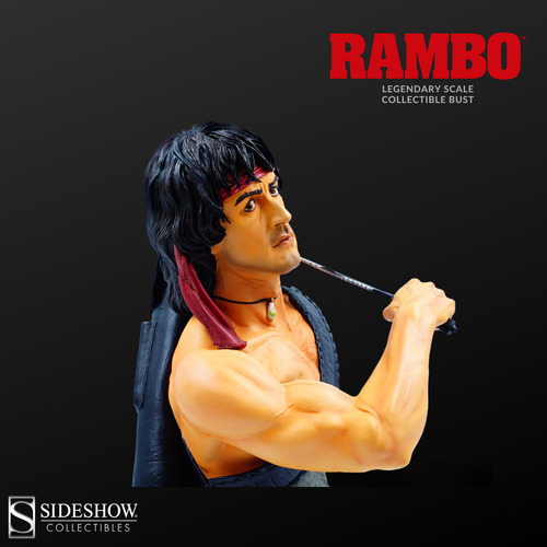 Sideshow Legendary Scale Bust Rambo First Blood Part 2