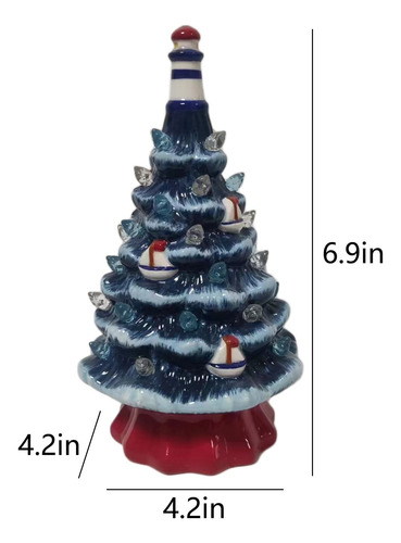 Adornos Decorativos De Cerámica Con Forma De Árbol De Navida