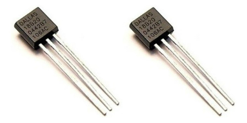 Sensor Digital De Temperatura  Ds18b20 X2 Unidades