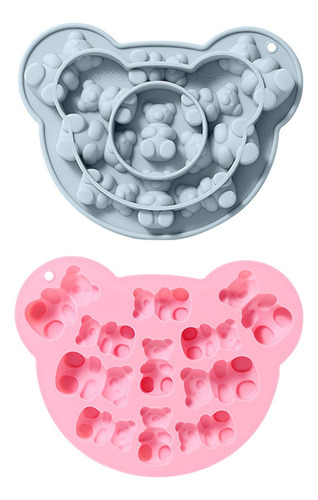 (pk) Cavities Silicone Fondant Moulds Baking Tool Bear