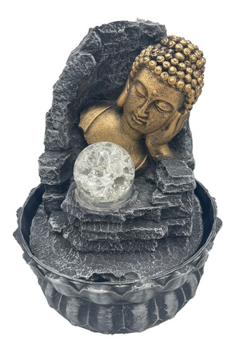 Fonte Buda Indu Induismo 25cm Resina Wiccaa