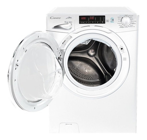 Lavasecarropas automático Candy Alisè GVSW286 blanco 8kg 220 V