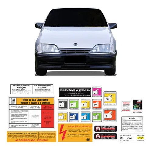 comprar Adesivos Qualidade Garantida Omega\u002F Suprema Gls Cd Chevrolet