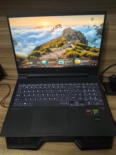 Notebook Hp Victus Gamer Ryzen 7 8845hs 32gb 512ssd Rtx4070 Preto (Usado)