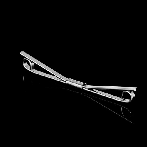 2pcs Moda Para Hombre Clásica Clip Bar Broche De Cuello