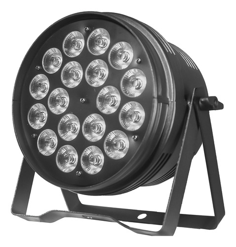 Canhão Refletor 18 Leds Rgbwa+ Uv 18w 6 Em 1 Dmx Dj