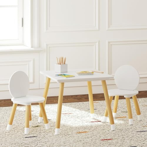 Juego De Mesa Infantil Con 2 Sillas Utex Para Niños Pequeños