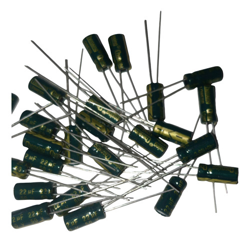 Capacitor Electrolitico 22uf 50v Pack 100 Piezas