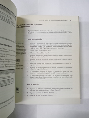 Microsoft Word 2000 - Paso A Paso, Ed. 1999 (Usado)