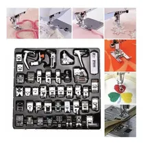 Comprar Kit 42 Pie Prensatelas Maquinas Coser Singer Brother Panavox Color Plateado