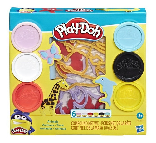 Play-doh Fundamentals Animales Color Multicolor