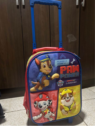 Mochila Paw Patrol Con Ruedas