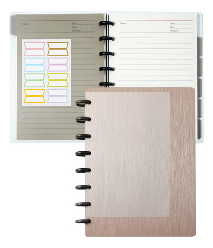 Cuaderno De Discbound Personalizable En Espiral Recargable D