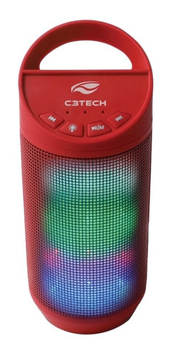 Caixa De Som Portátil Beat C3 Tech Sp-b50rd Bluetooth  