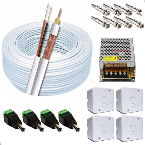 Kit Cftv 4 Cameras Intelbras 1120 Dvr Mhdx 1004-c 4c Hd 500g
