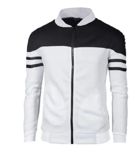 Chamarra Tipo Blazer Sudadera Hoodie Deportiva Algodón