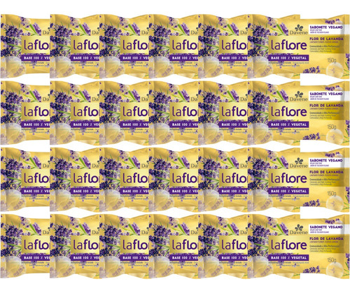 24un Sabonete Vegetal La Flore Flor De Lavanda150g Davene