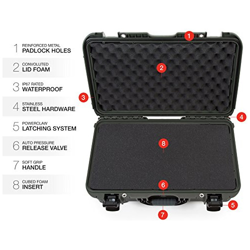 Funda Rígida Impermeable Nanuk 935-1006 Con Ruedas Y